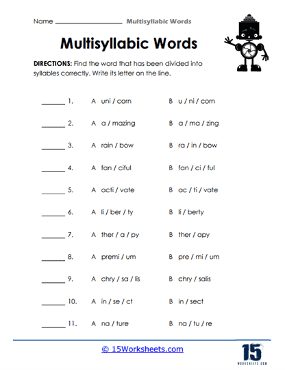 Rule Breaker Worksheet