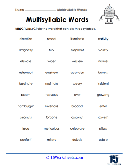 Triple Hunt Worksheet