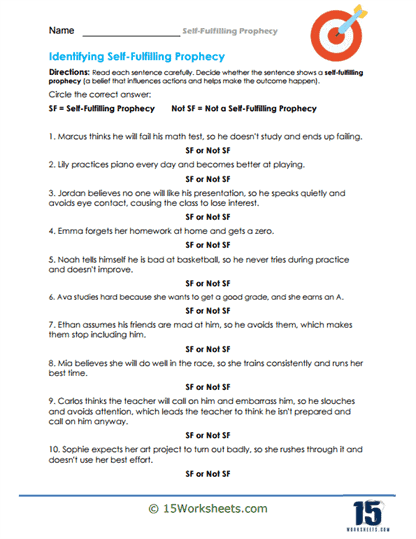 Outcome Thinking Worksheet