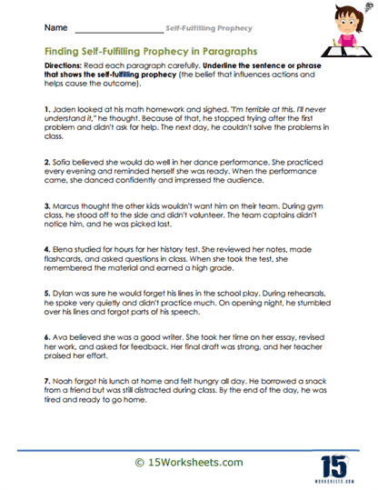 Cause Connections Worksheet