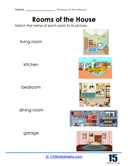 Picture Places Worksheet