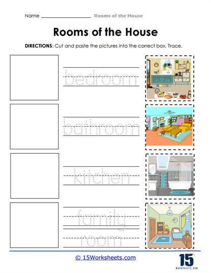 Paste Places Worksheet