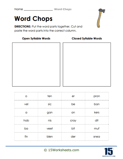 Sorting Sounds Worksheet