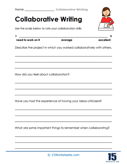 Collaboration Reflection Worksheet
