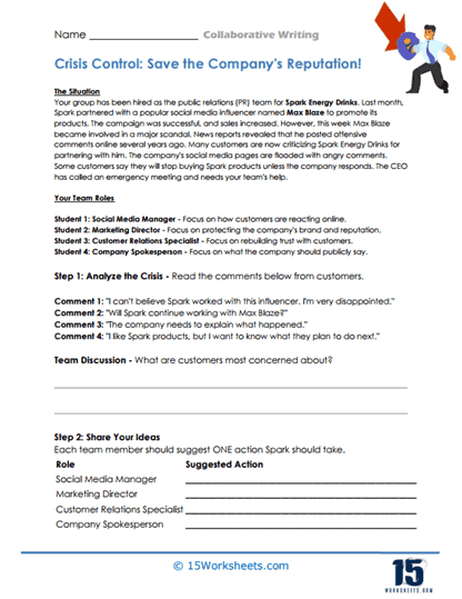 Crisis Control Worksheet