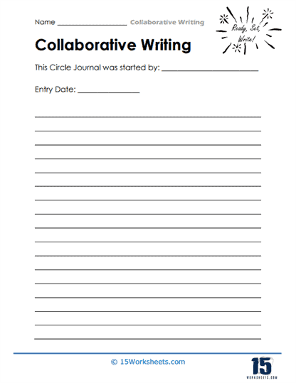 Circle Journal Starter Worksheet