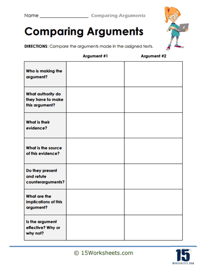 Evidence Explorer Worksheet