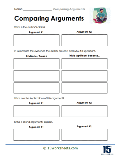 Outline Showdown Worksheet
