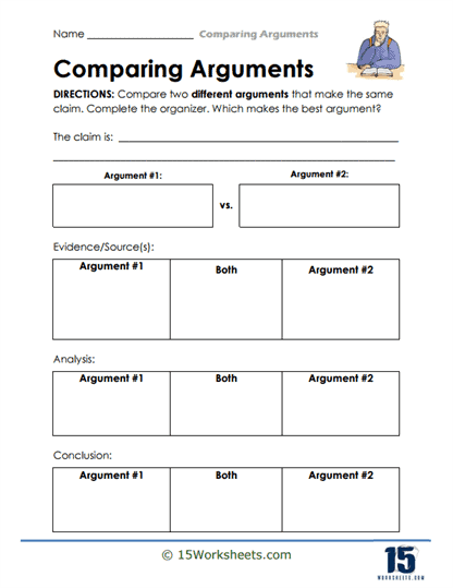 Perspective Pairing Worksheet