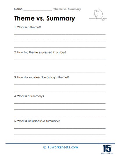 Theme Foundations Worksheet