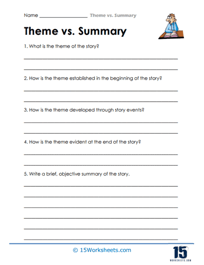 Theme Threads Worksheet