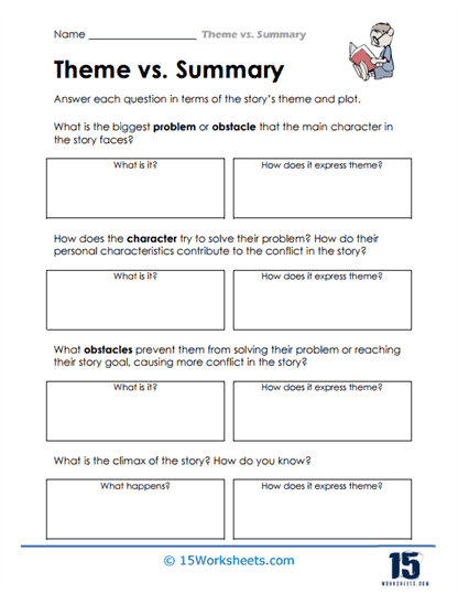Conflict Connections Worksheet