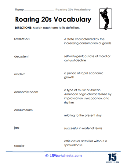Economic and Cultural Worksheet