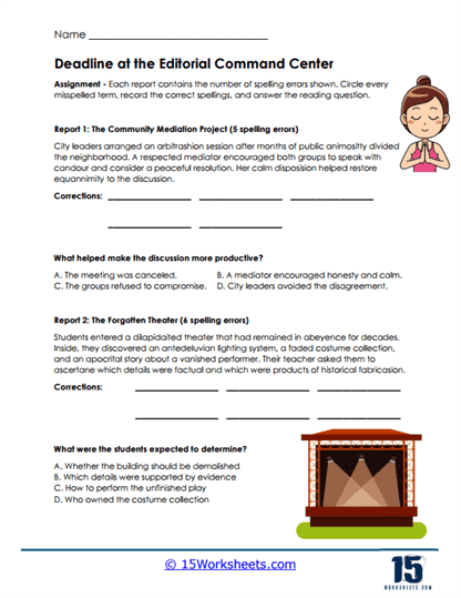 10th Grade Spelling Words Worksheets