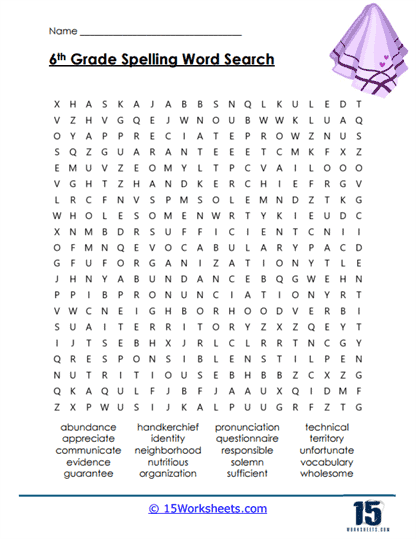Vocabulary Hunt Worksheet