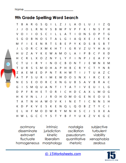 Rocket Search Worksheet