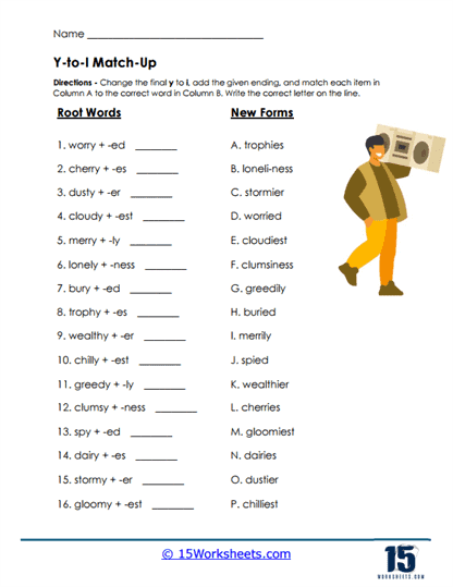 Form Match Worksheet