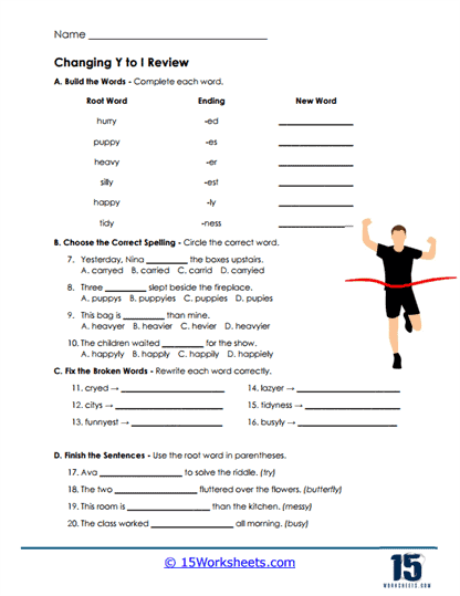 Rule Review Worksheet