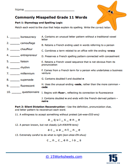 Eleventh Logic Worksheet
