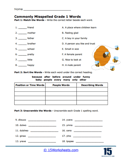 First Foundations Worksheet