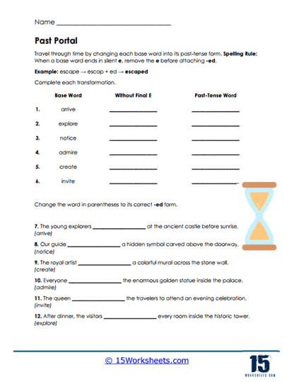 Past Portal Worksheet