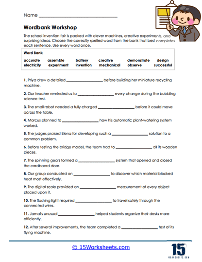 Invention Workshop Worksheet
